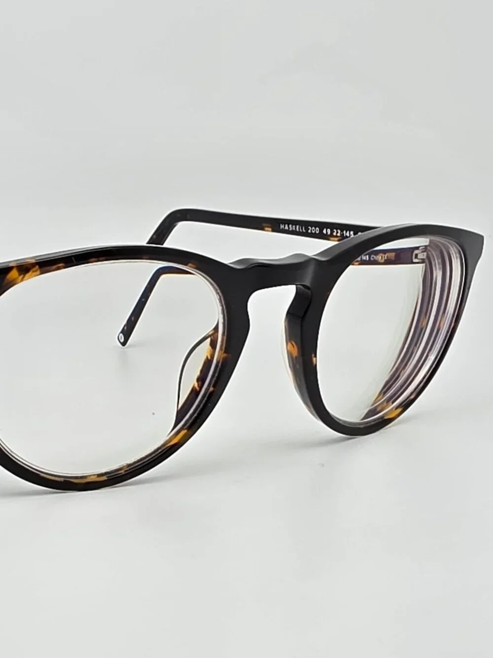 Warby Parker Haskell 200 Whiskey Tortoise Eyeglasses Frame w/ Case 49-22-145